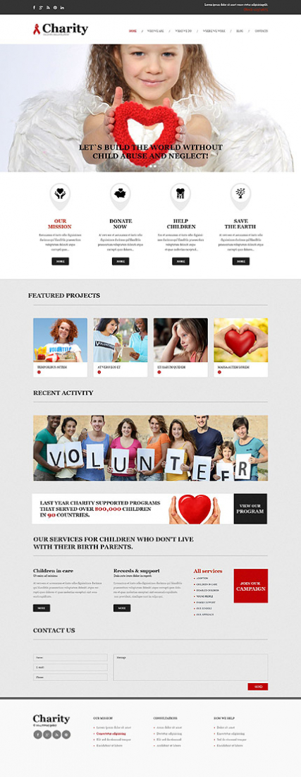 Charity Muse Template