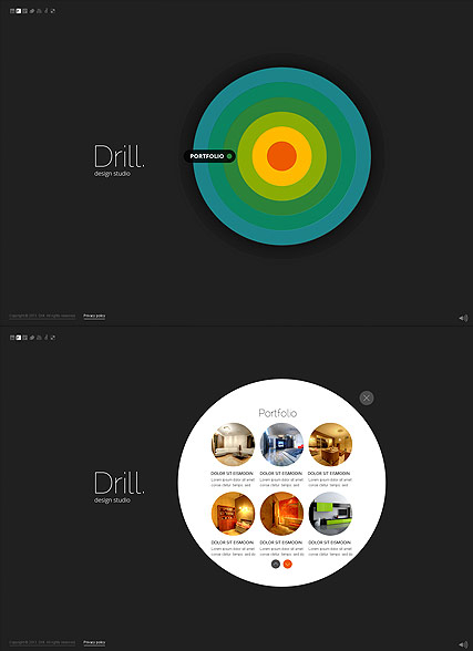 Circle Design web template