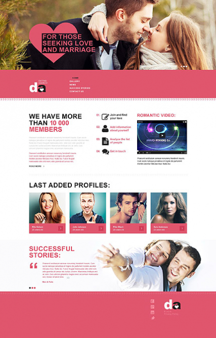 Dating Muse Template