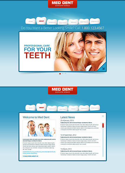 Dentistry web template