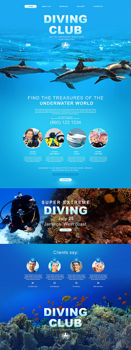 Diving Muse Template