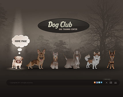 Dog Club web template