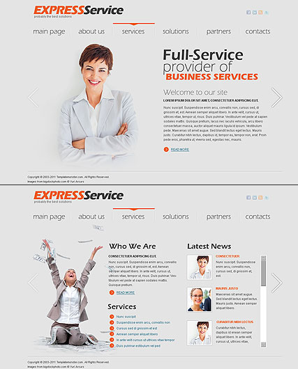 Express Business web template