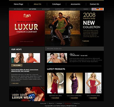 Fashion Company web template