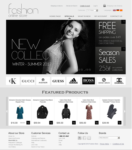 Fashion v2.3 web template