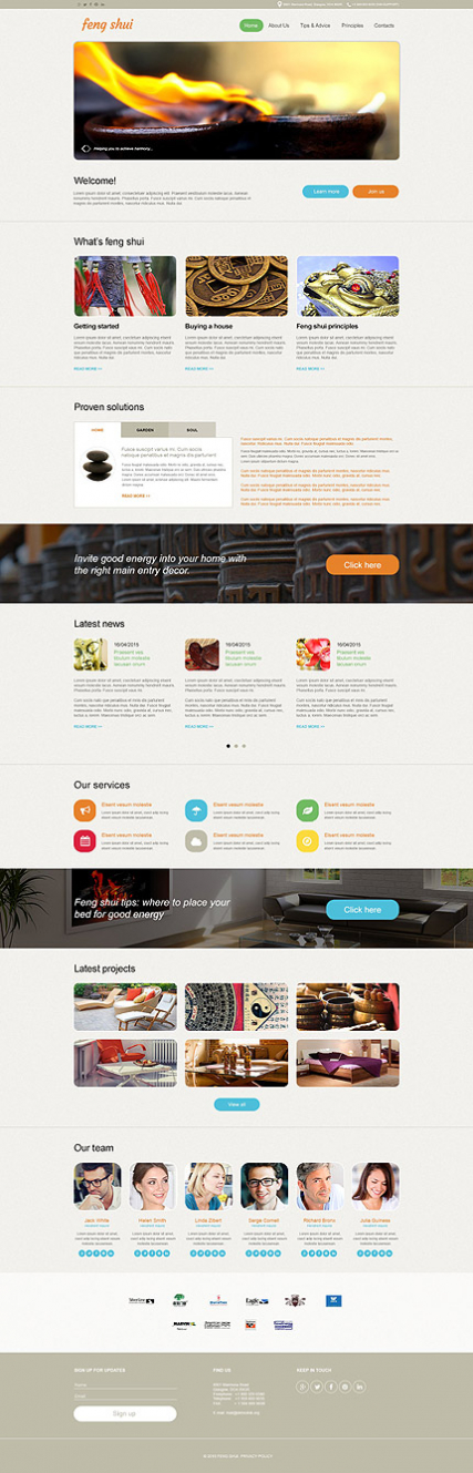 Feng Shui Muse Template