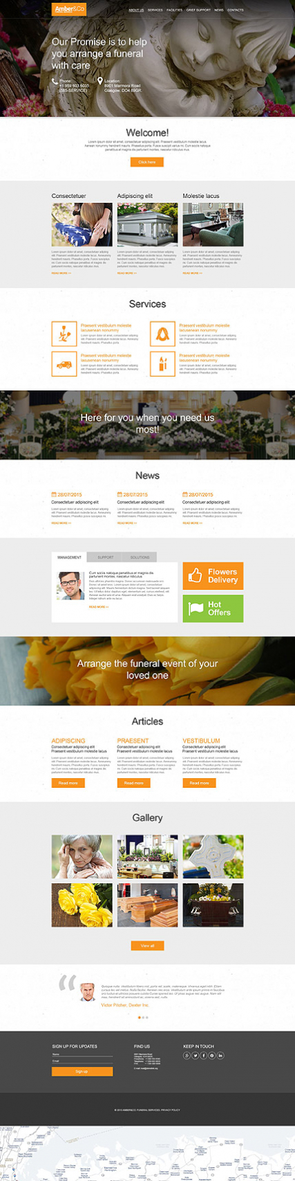 Funeral Services Muse Template