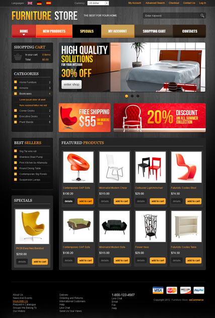 Furniture v2.3 web template