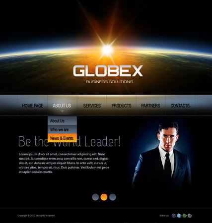 Globex v2.5 web template