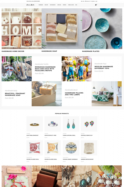 Home Made - Hobbies & Crafts Multipage Clean Shopify Theme
