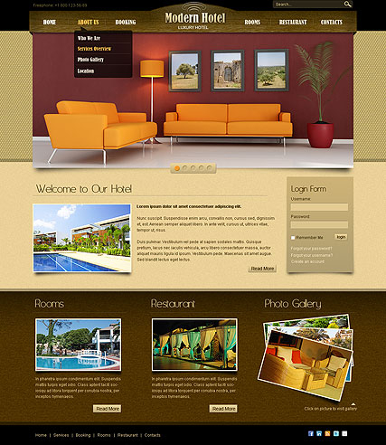 Hotel v2.5 web template
