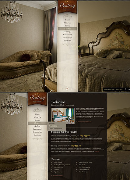 Hotel web template