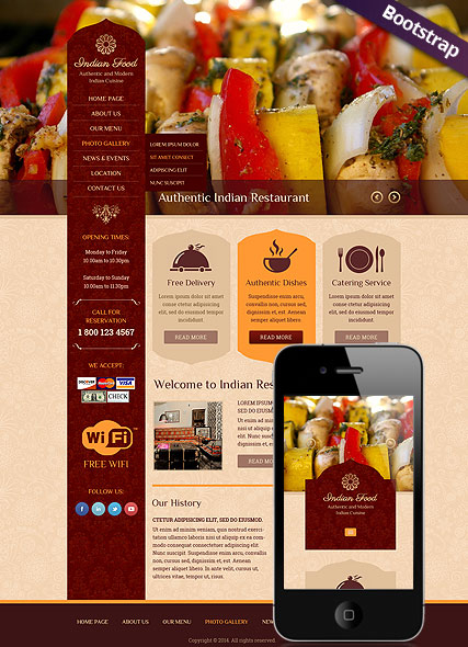 Indian Food web template
