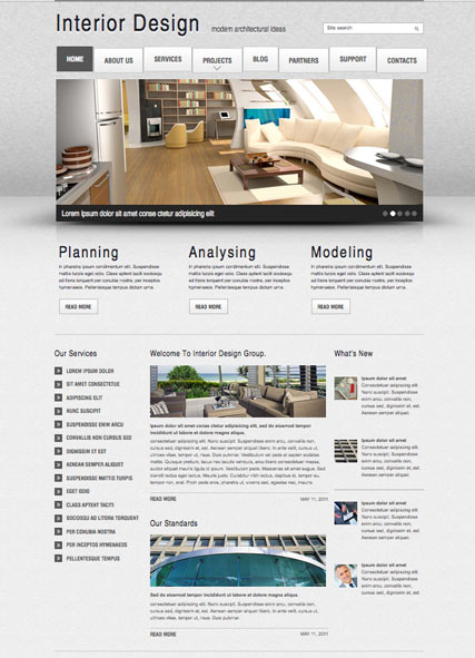 Interior Design v2.5 web template