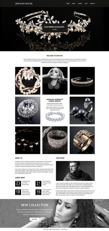 Jewelry Muse Template