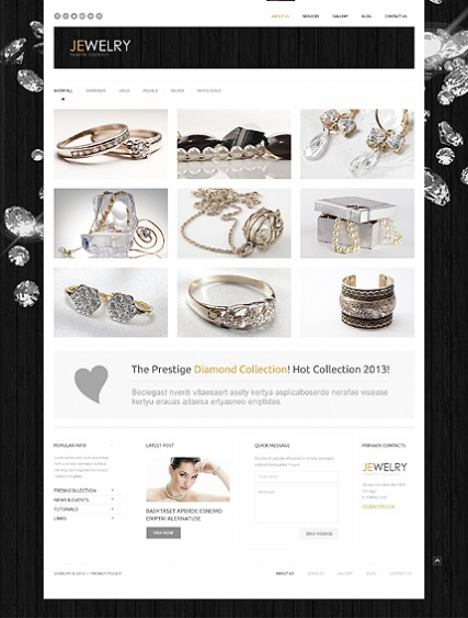 Jewelry Responsive WordPress Theme
