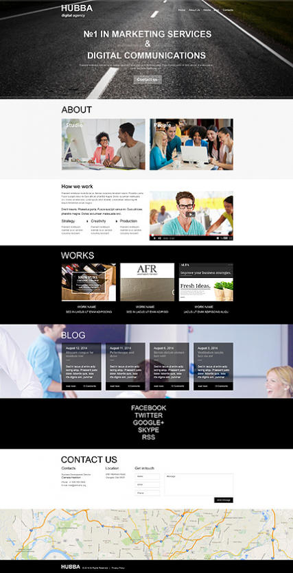 Marketing Agency Muse Template