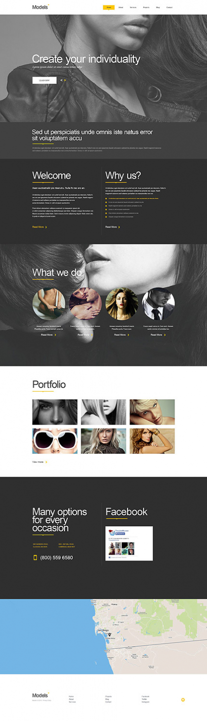 Model Agency Muse Template