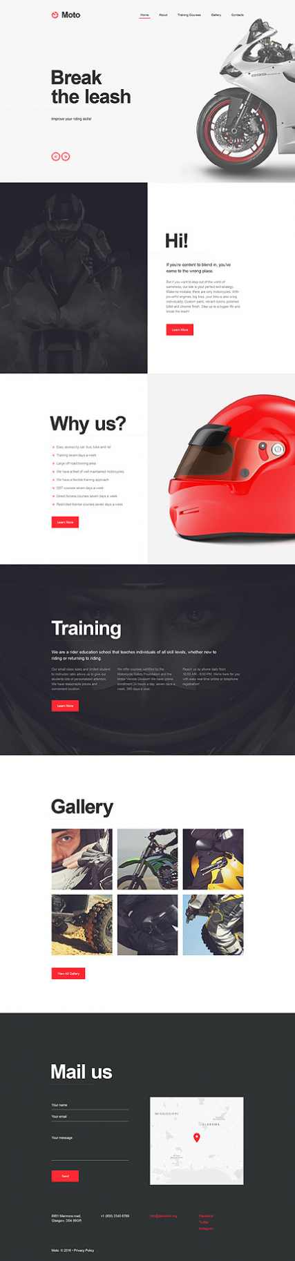 Motor Sports Muse Template