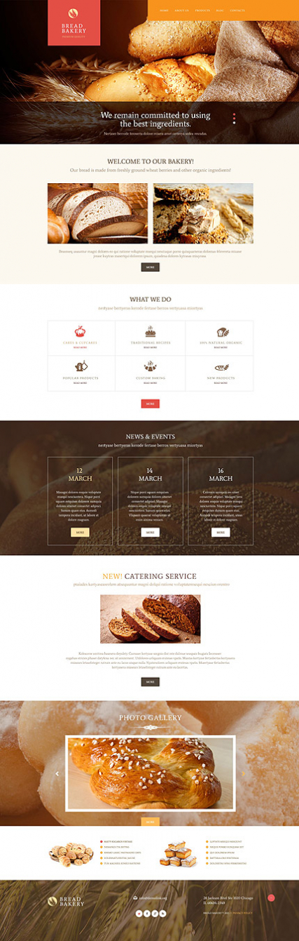 Pastries WordPress Theme
