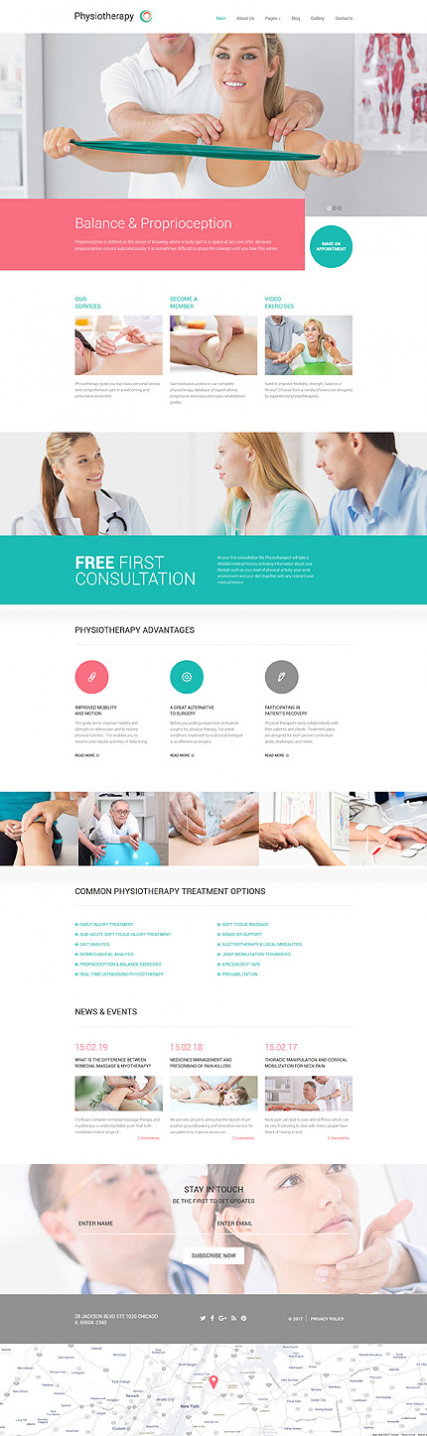 Physiotherapy - Medical Treatment Joomla Template