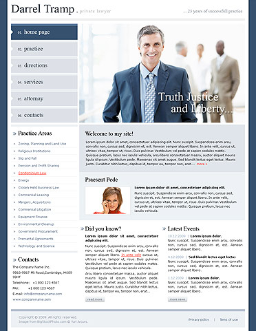 Private Lawyer web template