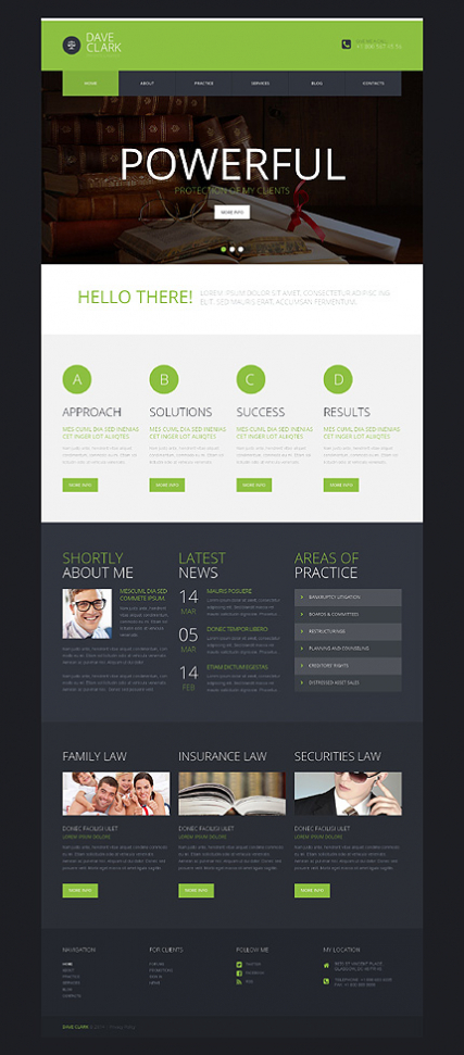 Private Lawyer WordPress Theme