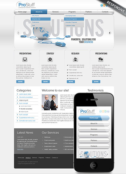 Pro Business web template