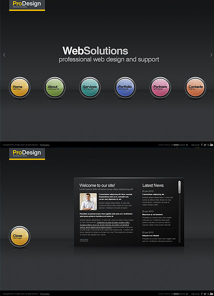 Pro Design web template
