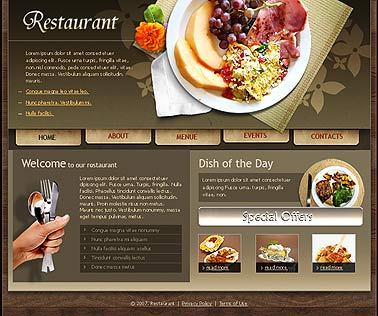 Restaurant web template