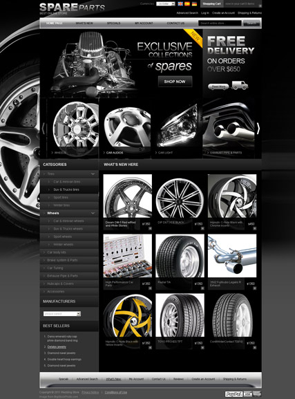 Spare parts 2.3ver web template