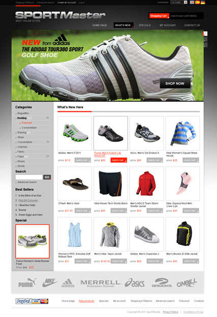 Sportswear 2.3ver web template