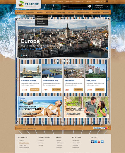 Travel co. web template