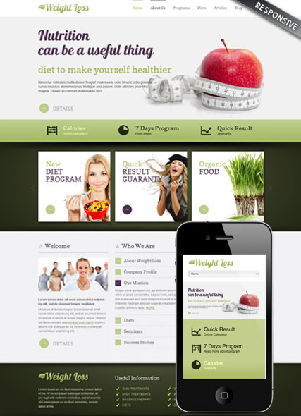 Weight loss v3.0 web template